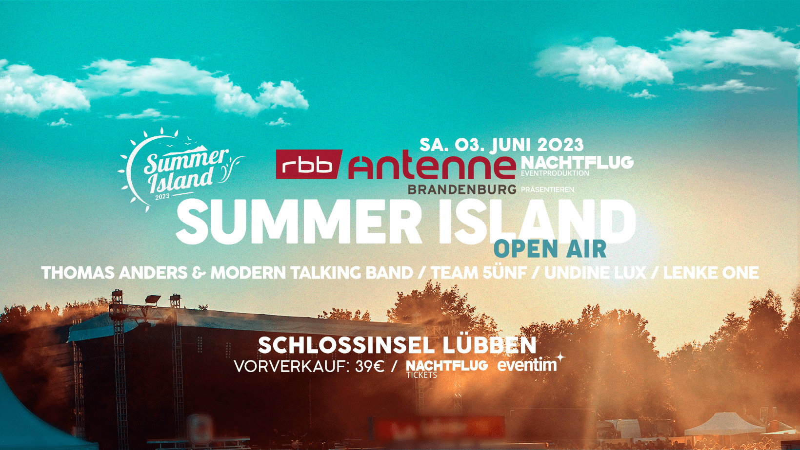 Summer Island Open-Air! /w. Thomas Anders & Modern Talking Band, Team 5ünf & Undine Lux