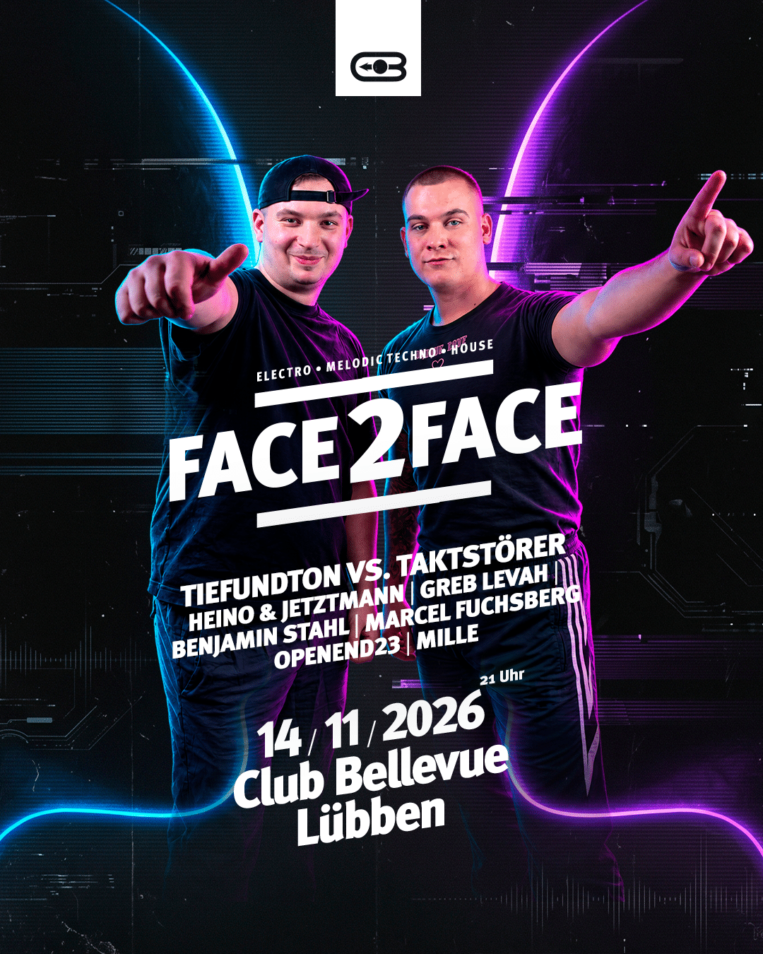 Face 2 Face! /w. TiefundTon vs. Taktstörer, Greb Levah, Bau 122 Showcase uvm.
